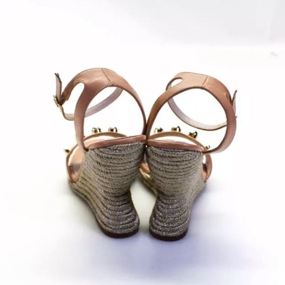 Sophia Webster Womens Dina Stud Mid Espadrilles - Praline/Silver Size 41 - Picture 6 of 12